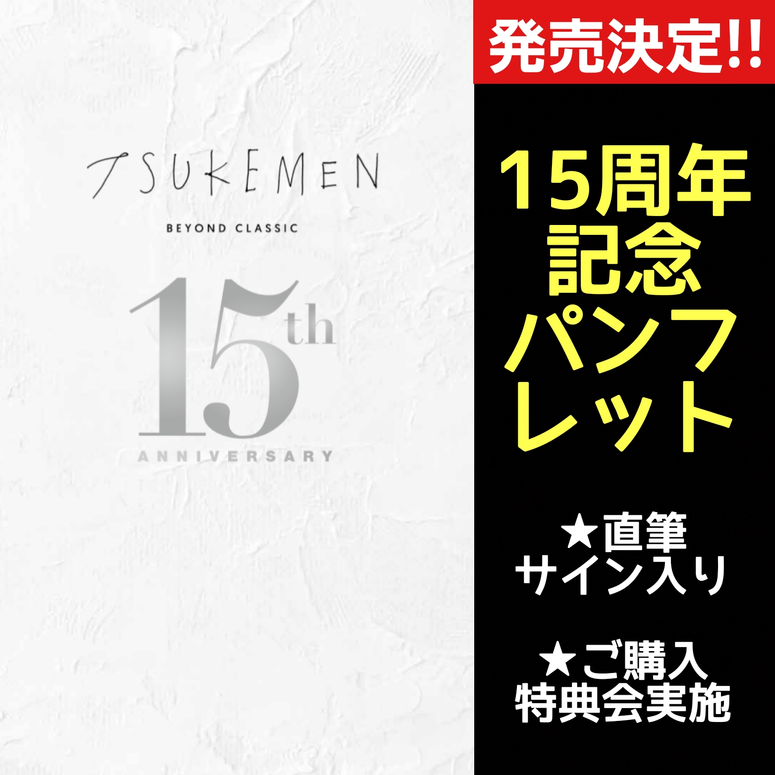 完売御礼】☆TSUKEMEN 15周年記念パンフレット - TSUKEMEN